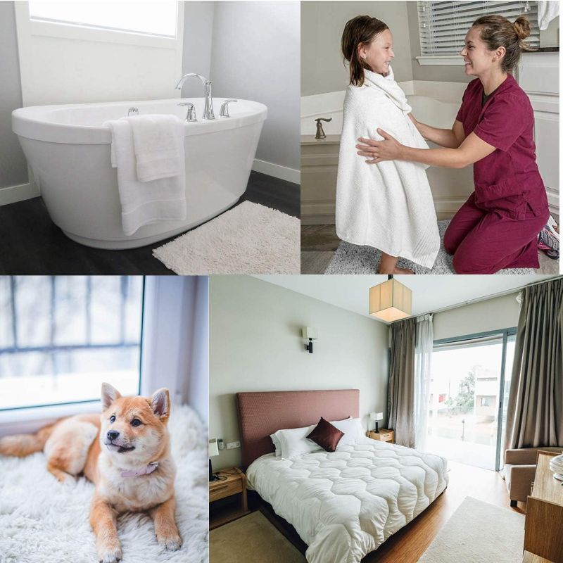Photo 1 of Sheepping Bathroom Rugs Microfiber Plush Bath Mat Machine Washable, Non Slip Rubber and Absorbency Bath Rugs for Bathroom Floor, Door and Sink, Rectangular Floor Mat,Light Pink,32"x 20"