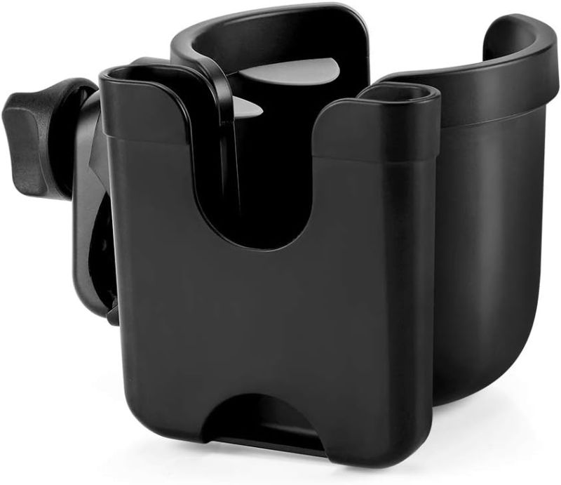 Photo 1 of Accmor Stroller Cup Holder with Phone Holder, Bike Cup Holder, Universal Cup Holder for Uppababy Nuna Doona Strollers, 2-in-1 Cup Phone Holder for Stroller, Bike, Wheelchair, Walker, Scooter