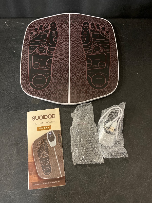Photo 1 of Foot Massager Mat for Neuropathy,EMS Foot Massager for Circulation and Pain Relief, Foldable Feet and Calves Massage Machine with 8 Modes and 32 Intensity Levels for Muscle Relaxation,FSA HSA Eligible
