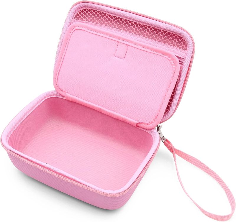 Photo 1 of CASEMATIX Pink Travel Case Compatible with Blinger Deluxe Glam Collection, Refill Gems, Bedazzler Kit with Rhinestones, Hair Gems or Nail Jewels - Includes Case Only, Does not Include Device