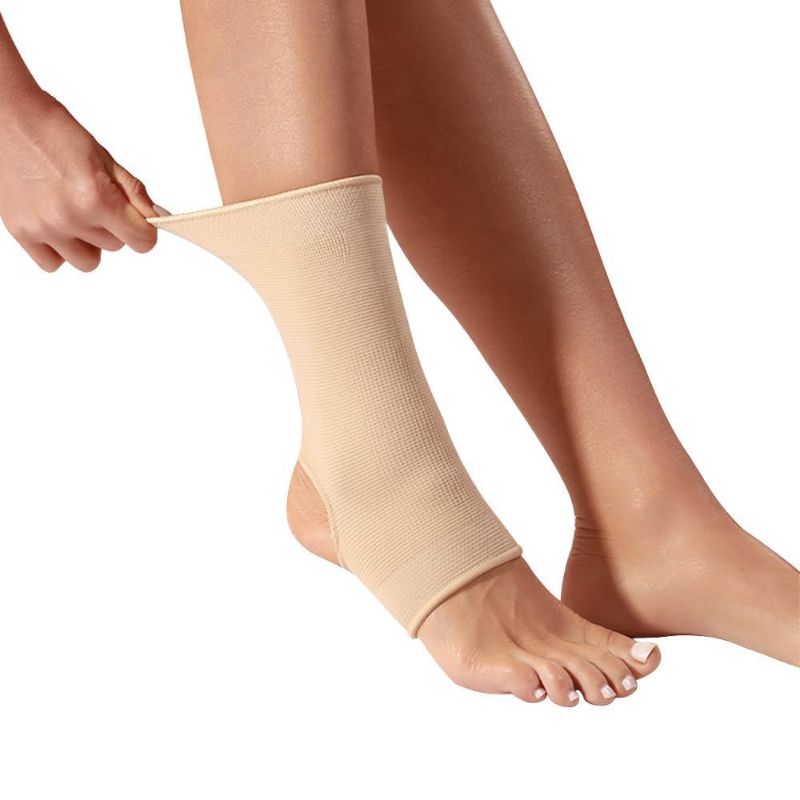 Photo 1 of 2 Pack Ankle Brace Compression Sleeve, Ankle Wrap & Ankle Support for Women & Men, Ankle Compression Sock for Sprain, Swelling, Plantar Fasciitis, Tobillera (M Nude)