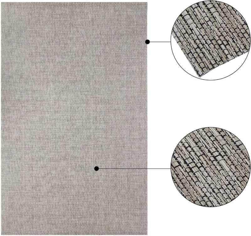 Photo 1 of Area Mats Rugs 42X66X0.12 Inch House Non Slip Stain Resistant Waterproof Easy Cleaning Rolled Packed