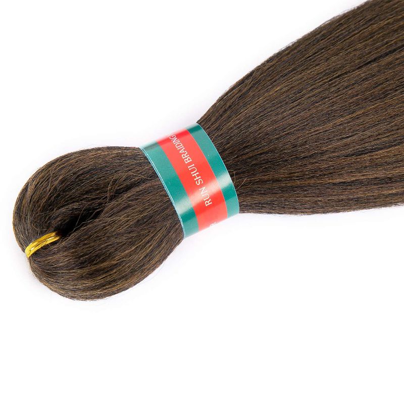 Photo 1 of Ombre Pre stretched Braiding Hair, 36 inches Braid Hair Extensions, 8 packs Multi Color blend braiding hair pre-stretched, Crochet Hair Braiding(36''-8packs, 1b/30/27)