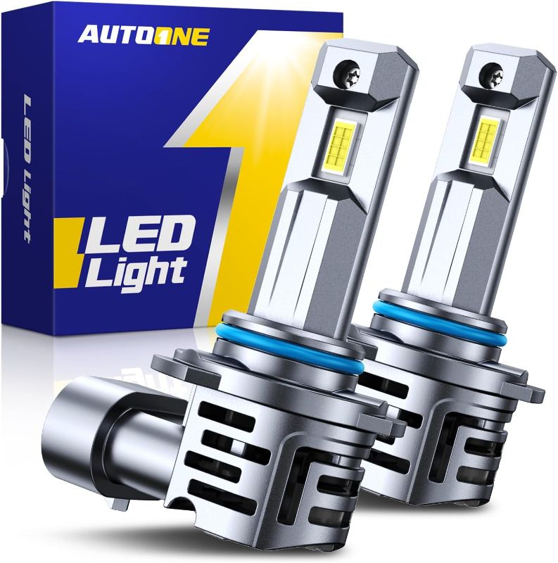 Photo 1 of AUTOONE 9005 Bulbs, 700% Brighter 24000 Lumens 6500K HB3 Bulbs