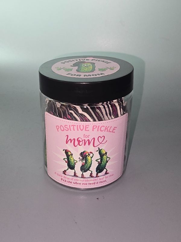 Photo 1 of 60 Positive Pickle Cards For Mom, Gifts For Mom, Pickle Gifts, Fun Gifts, Funny Gifts For Mom, Mothers Day Gifts for Mom from Daughter Son, Affirmation Cards For Mom