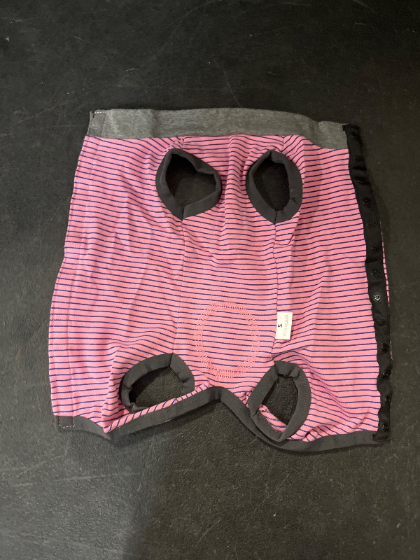 Photo 1 of Small Dotoner Dog Recovery Suit Abdominal Wound Puppy Surgical Clothes Post-Operative Vest Pet After Surgery Wear Substitute E-Collar & Cone