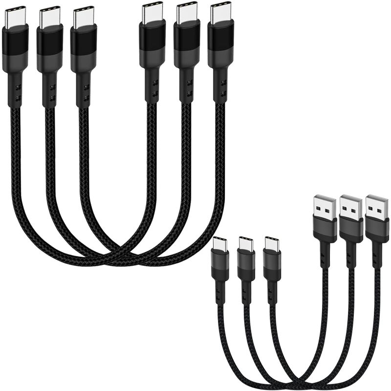 Photo 1 of USB C Cable Short 1ft, Short Type-C Cable