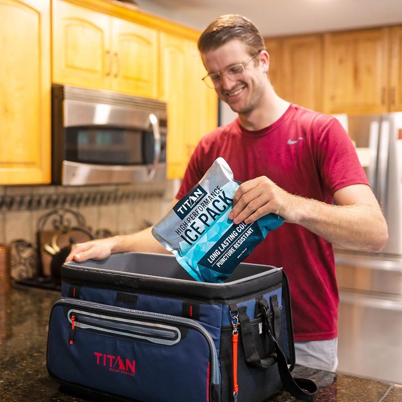 Photo 1 of Arctic Zone Titan Deep Freeze Ice Pack- (2 Pack) 600 Gram High Performance Ice Pack - Long-Lasting, Puncture-Resistant Cold Pack Filled with Non-Toxic Gel…