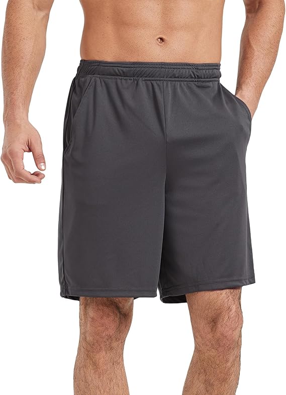 Photo 1 of 2XL 5 Pack Men's Athletic Gym Shorts with Pockets Quick Dry Activewear Workout Running Shorts for Men