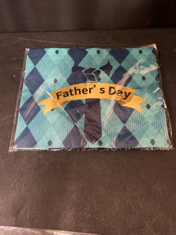 Photo 1 of YANGTE 2 Pack 13" Fathers Day Gift Bags with Tissue Paper, Gift Bags Medium, Fathers Day Gift for Men Dad Father Grandpa, Happy Fathers Day Gift for Party Favor Supplies, 12.8"*10.2"*6.3"