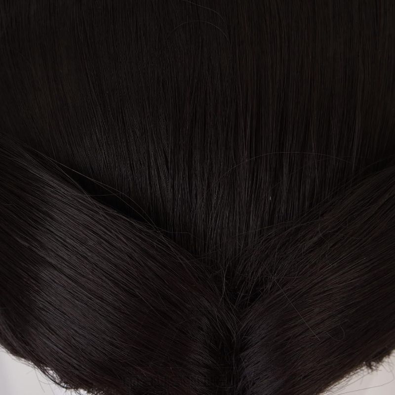 Photo 1 of Cosplay Wigs for Men Women Dark brown short hair Anime wig for Halloween,carnival,Costume Party with Wig Cap