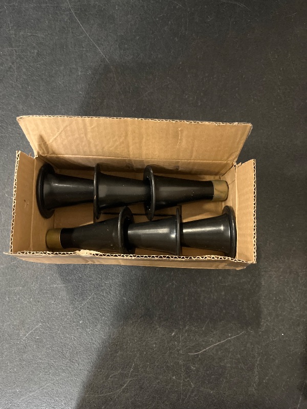Photo 1 of Tech Team #00740 3 1/2" Reinforced Bed Risers, Replace Casters, Prevent Sliding, Fits Over a Standard Bed Foot, Tool Free Installation, Set of 6