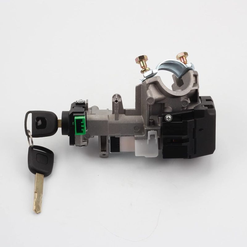 Photo 1 of Dasbecan Ignition Switch Lock Cylinder Assembly Compatible with Honda Accord CRV Odyssey FIT 2003-2008 06350-SAA-G30 35100-SDA-A71 (with Chip ID48 Keys)