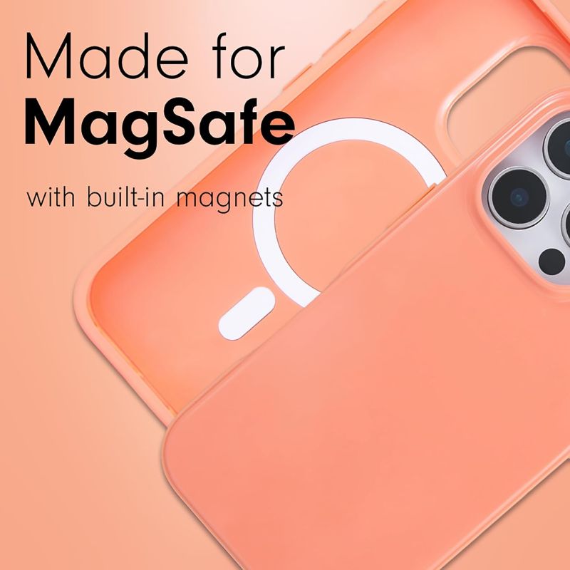 Photo 1 of Sonix Case for iPhone 16 Pro | Compatible with MagSafe | 10ft Drop Tested | Gloss Peach