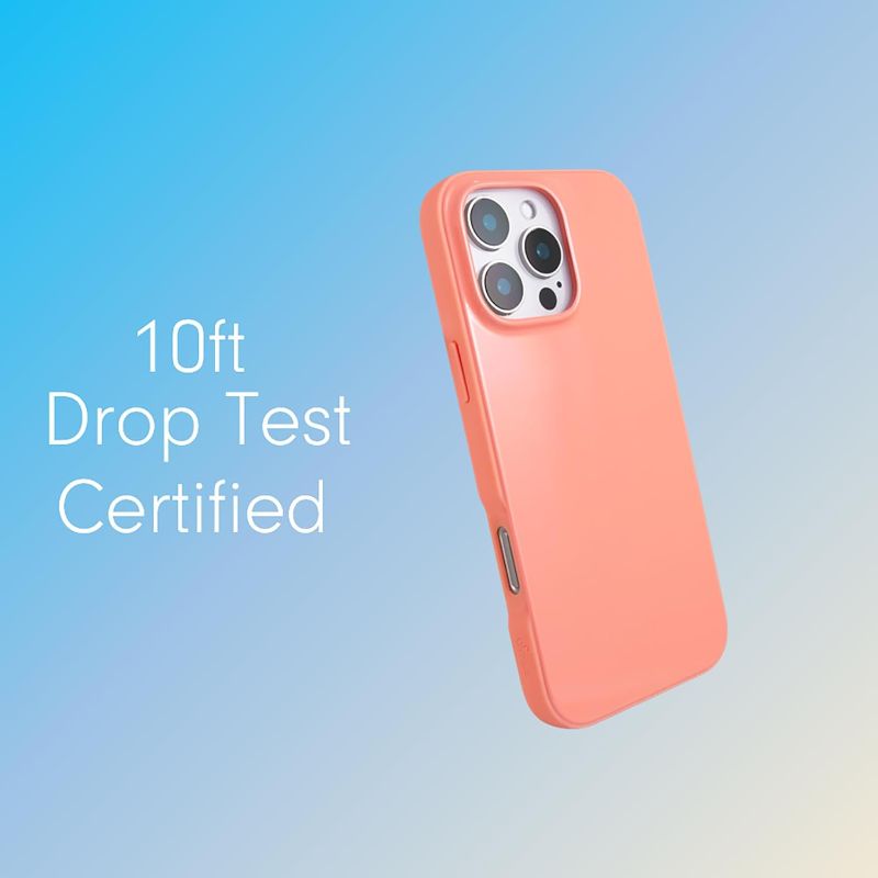 Photo 1 of Sonix Case for iPhone 16 Pro | Compatible with MagSafe | 10ft Drop Tested | Gloss Peach