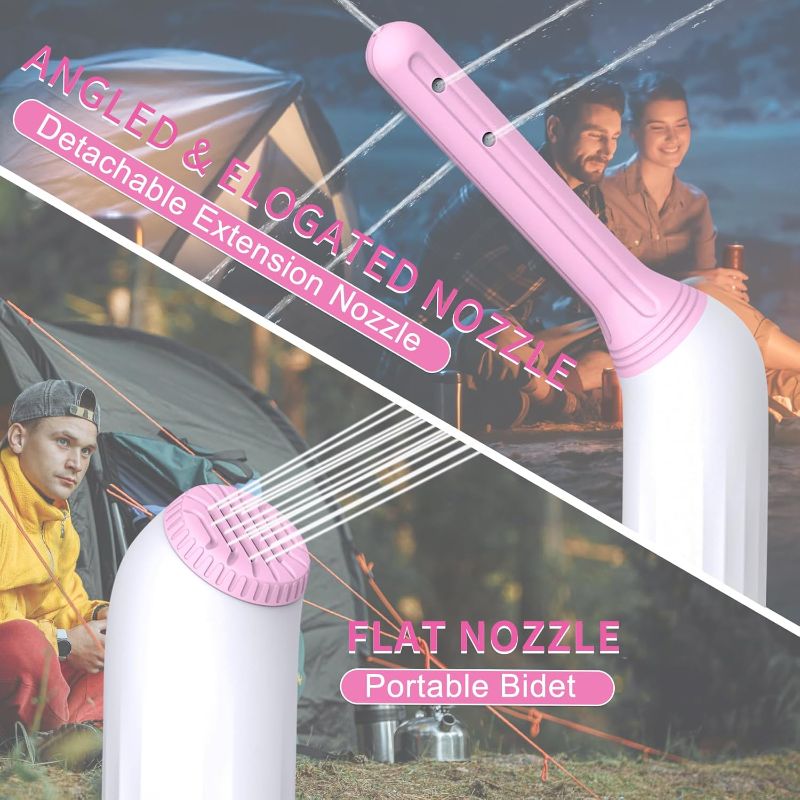 Photo 1 of Portable Bidet - 3 strength modes from soft to strong. Switchable between two nozzles for portability whether you are traveling, camping or hiking