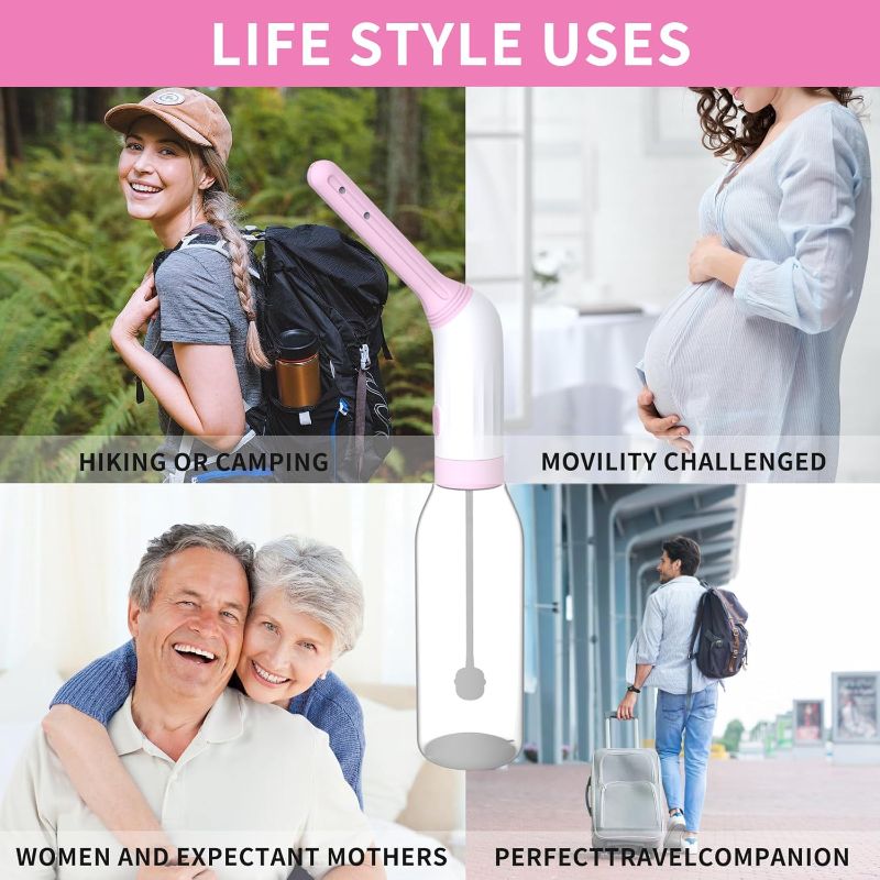 Photo 1 of Portable Bidet - 3 strength modes from soft to strong. Switchable between two nozzles for portability whether you are traveling, camping or hiking