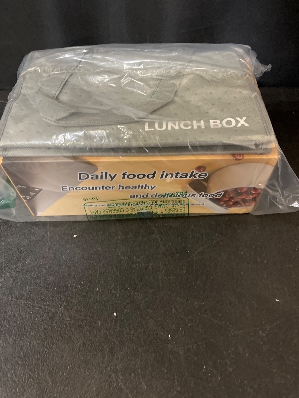 Photo 1 of Rechargeable Electric Heated Lunch Box - Cordless Battery Powered Portable Food Timer Heater Keep Hot Meal - Self Reheating Soup Heat Warming Container Heating Warmer for Men Women Adults Car Vehicle