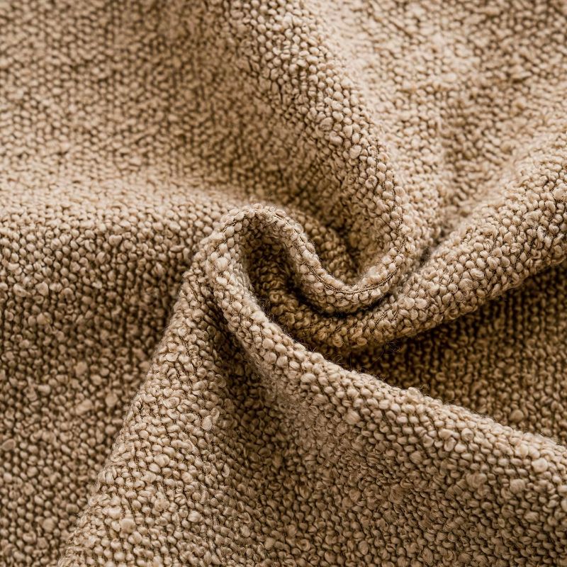 Photo 1 of oindtower Pack of 2 Textured Boucle Throw Pillow Covers Accent Solid Pillow Cases Cozy Soft Decorative Couch Cushion Case for Chair Sofa Bedroom Living Room Home Decor, 20 x 20 Inch,Taupe Khaki Camel