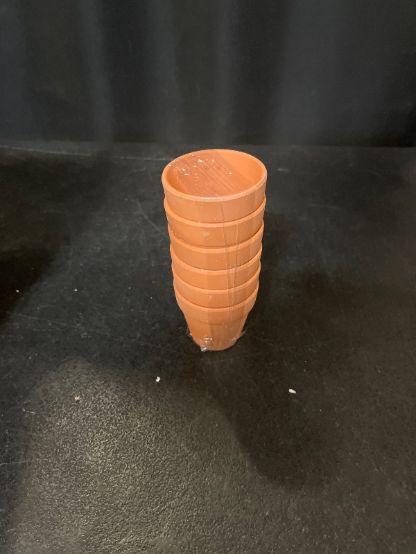 Photo 1 of 36 Mini Flower Pots - 2 Inch Clay Cactus & Succulent Pots with Drainage, Indoor/Outdoor Use