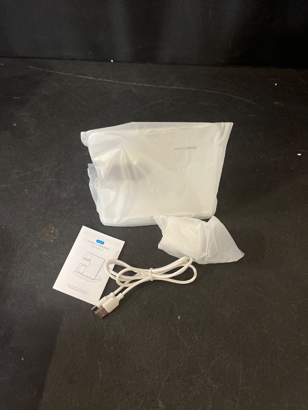 Photo 1 of Wireless Charger for Samsung, 3 in 1 Charging Station for Samsung Devices and Android, LED Indicator, White(2025 US Version)