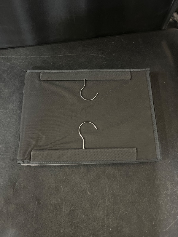 Photo 1 of Hanging Closet Organizer Bag 5 Layers 8 Pockets Washable Non-Woven Fabric Metal Hooks Grey for Bedroom Storage Organizing Clothes and Underwear