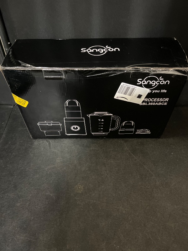 Photo 1 of SANGCON 5 in 1 Blender and Food Processor Combo for Kitchen, Small Electric Food Chopper for Meat and Vegetable, 350W High Speed Blenders with 2 Speeds and Pulse for Smoothies and Shakes