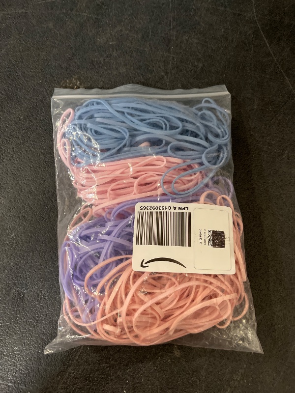 Photo 1 of 120 Pcs Long Rubber Bands, Morandi Colors, Assorted Colors Heavy Duty, Premium Rubber Bands Office Supplies, Home, Kitchen and Office, 7x1/8 Inches