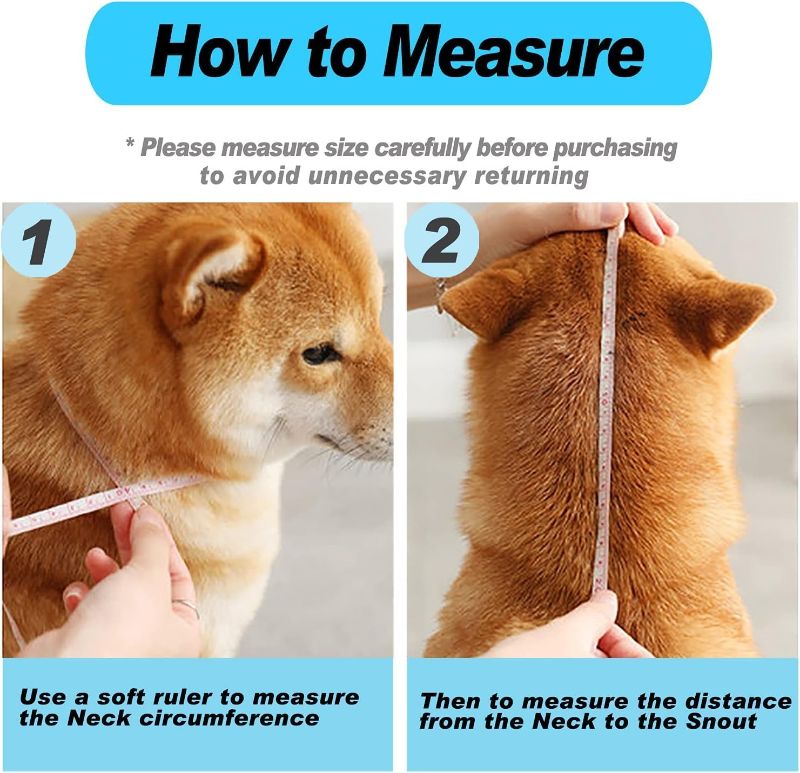 Photo 1 of Supet Dog Cone Collar Adjustable After Surgery, Comfortable Pet Recovery Collar & Cone for Large Medium Small Dogs, Elizabethan Dog Neck Collar Plastic Practical