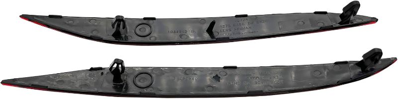 Photo 1 of Replacement Tesla Model X Reflector Rear Bumper Red Marker Lights Lens Trim (Left & Right) 2016-2023