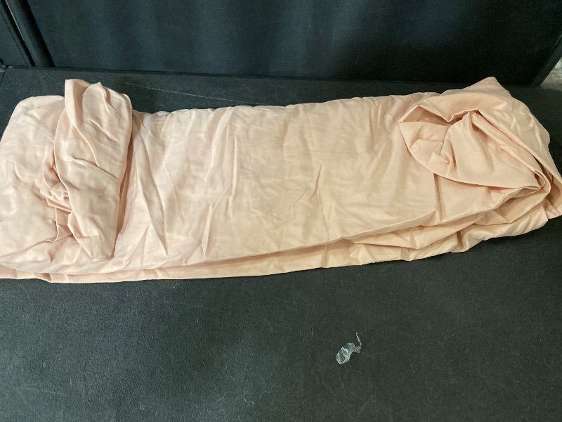 Photo 1 of Queen Size Sheets Hotel Luxury Soft 550-TC Egyptian Cotton - Sheet Set for Queen Size (60x80) Mattress Fits 7-9 Inches Fully Elastic Deep Pocket (Solid, Peach)