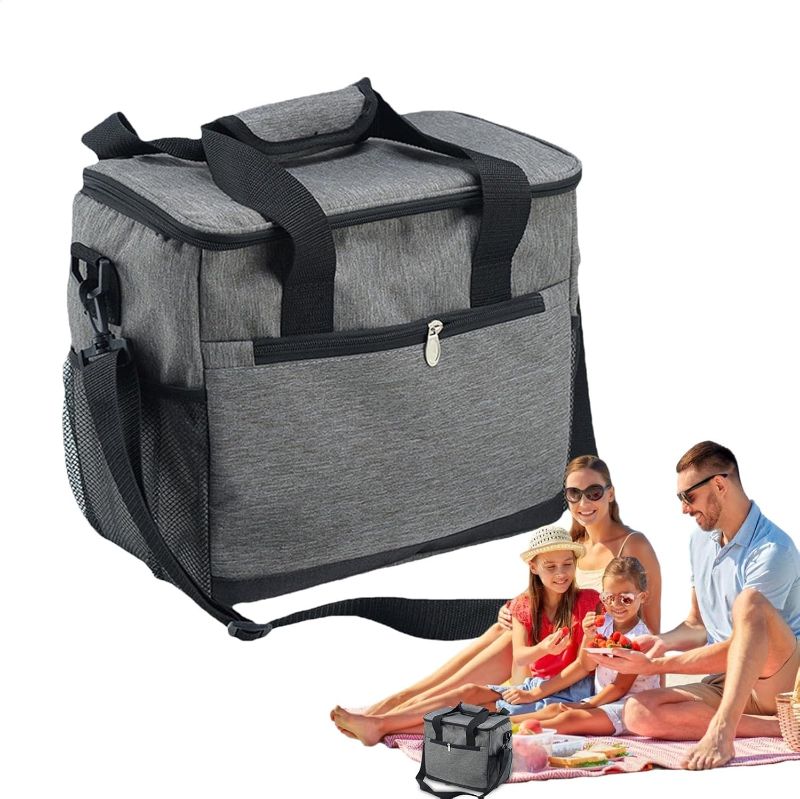 Photo 1 of Cooler Grocery Bag – Portable Leakproof Picnic Cooler | Insulated Camping & Travel Tote for Groceries, Outdoor Adventures & Beach Trips