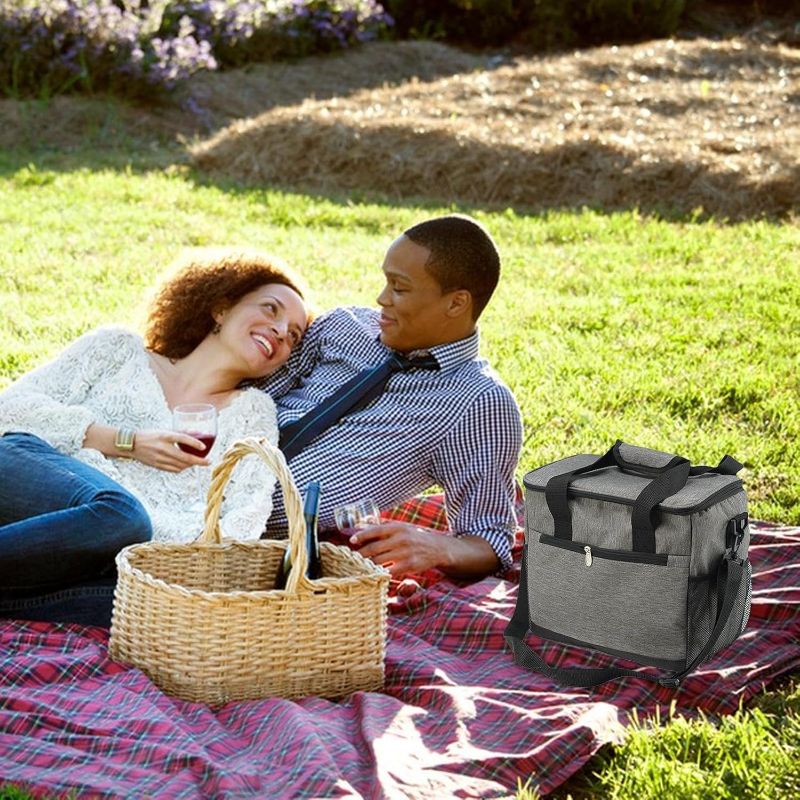 Photo 1 of Cooler Grocery Bag – Portable Leakproof Picnic Cooler | Insulated Camping & Travel Tote for Groceries, Outdoor Adventures & Beach Trips