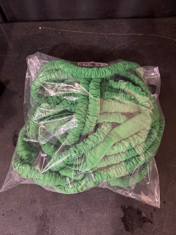Photo 1 of ProLine Flex Fabric Garden Water Hose, Flexible, Rubber Core, Lightweight, Collapsible, Aluminum End Fittings, Hot Water Safe, 600 PSI Burst Pressure, 300 PSI Working Pressure, 3/4 Inch x 50 ft Long