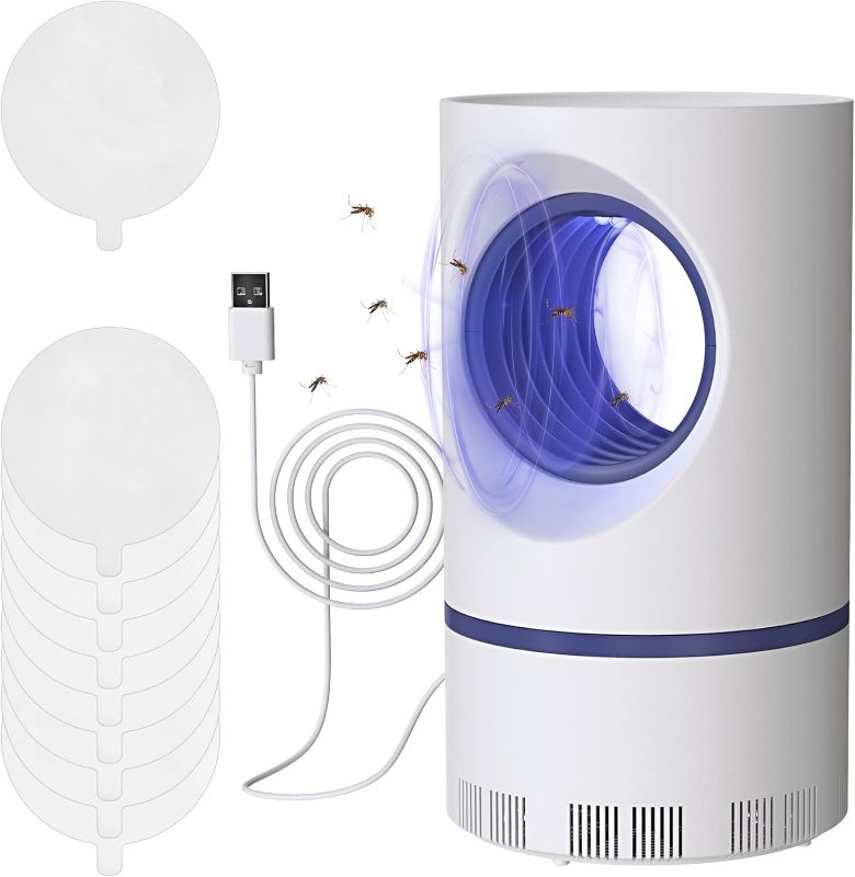 Photo 1 of Bug Zappers Mosquito Zappers, Fly Traps for Indoors Electronic Mosquito Killer Indoor with 10 Pack Fly Zappers Sticky Boards, Gnat Traps for House Indoor
