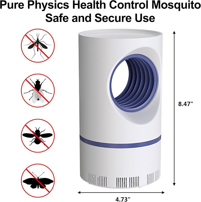 Photo 1 of Bug Zappers Mosquito Zappers, Fly Traps for Indoors Electronic Mosquito Killer Indoor with 10 Pack Fly Zappers Sticky Boards, Gnat Traps for House Indoor