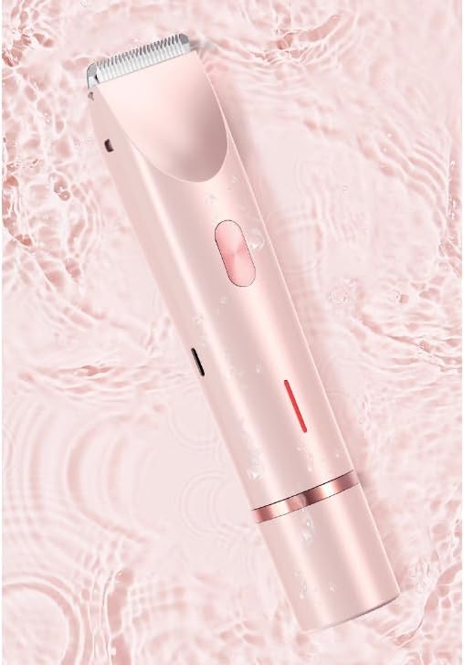 Photo 1 of Glow Aura Womens Shaver, 2025 Upgrade Dual Head Shaver Women,2-in-1 Electric Razor for Womens Legs Underarm Face Pubic Hairs,Head Bikini Trimmer Rechargeable Eletctric for Women (Pink)
