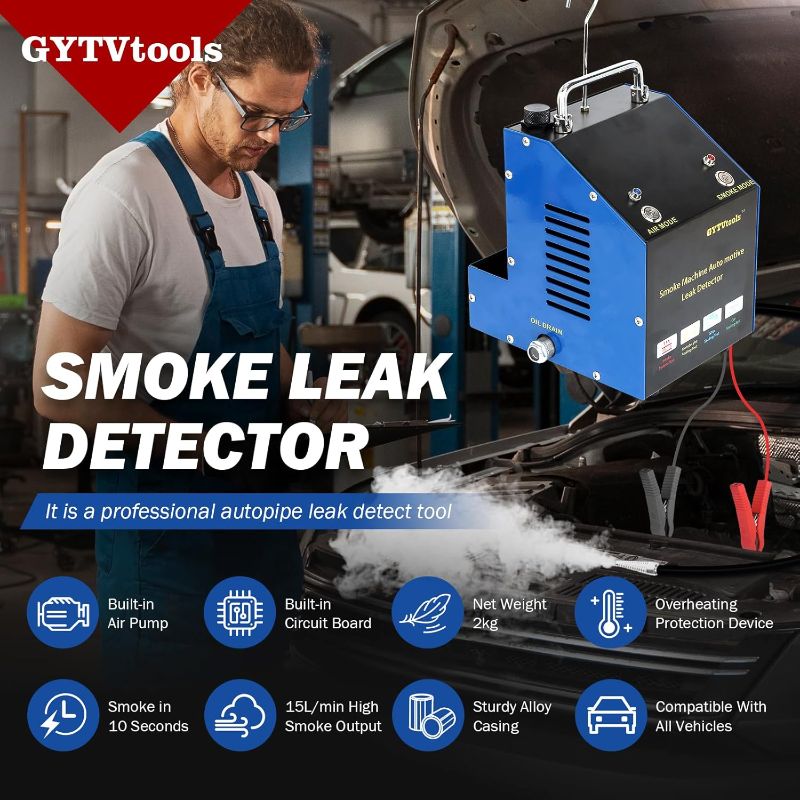 Photo 1 of Leak Detector Automotive Smoke Machine?12V DC for Detecting leaks in Vacuum, Fuel, EVAP and Other Automotive Systems. (Blue Basic)
