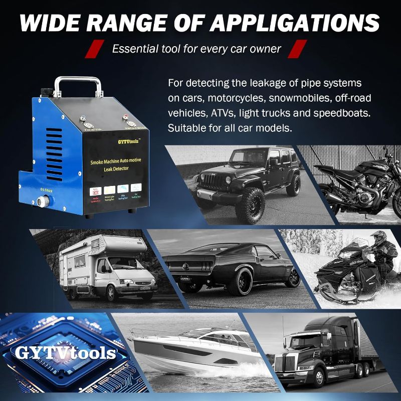 Photo 1 of Leak Detector Automotive Smoke Machine?12V DC for Detecting leaks in Vacuum, Fuel, EVAP and Other Automotive Systems. (Blue Basic)