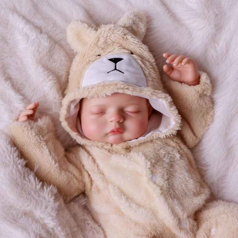 Photo 1 of BABESIDE Lifelike Reborn Baby Dolls Boy, 17 Inch Newborn Real Life Baby Dolls Realistic Soft Vinyl and Cloth Body Girl Baby Doll with Clothes and Toy Gift for Kids Age 3+