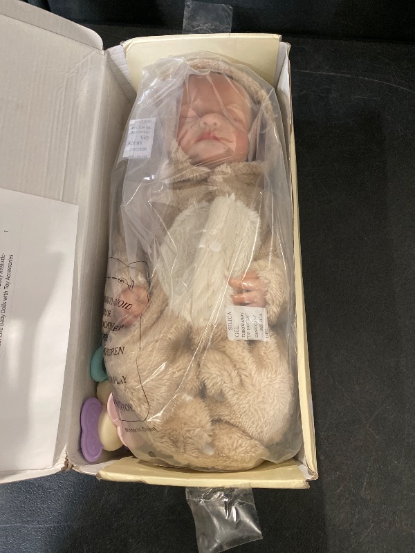 Photo 1 of BABESIDE Lifelike Reborn Baby Dolls Boy, 17 Inch Newborn Real Life Baby Dolls Realistic Soft Vinyl and Cloth Body Girl Baby Doll with Clothes and Toy Gift for Kids Age 3+