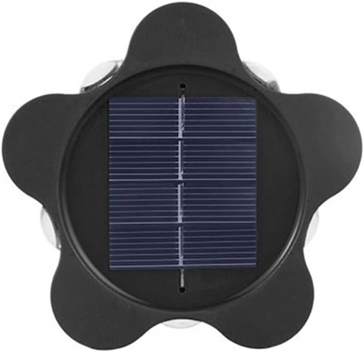 Photo 1 of Wall Light Outdoor Lamp Solar Fence Lamp Wall Lamp Garden Backyard Waterproof Outdoor Lamp,Yellow