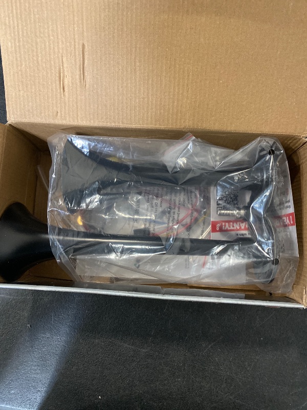 Photo 1 of 25dB Truck Dual Track Horn Assembly With Bracket 11 Inches 12V Waterproof Alternative Electronic Parts for Vehicles Trucks Lorrys Trains Boats Cars (BLACK)