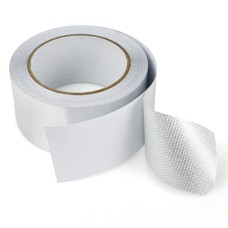 Photo 1 of BOMEI PACK 1 Roll Aluminum Foil Heat Shield Cool Tape 2 Inch x 66 ft Heat Reflective Thermal Barrier Reflective Tape for Hose and Auto Use