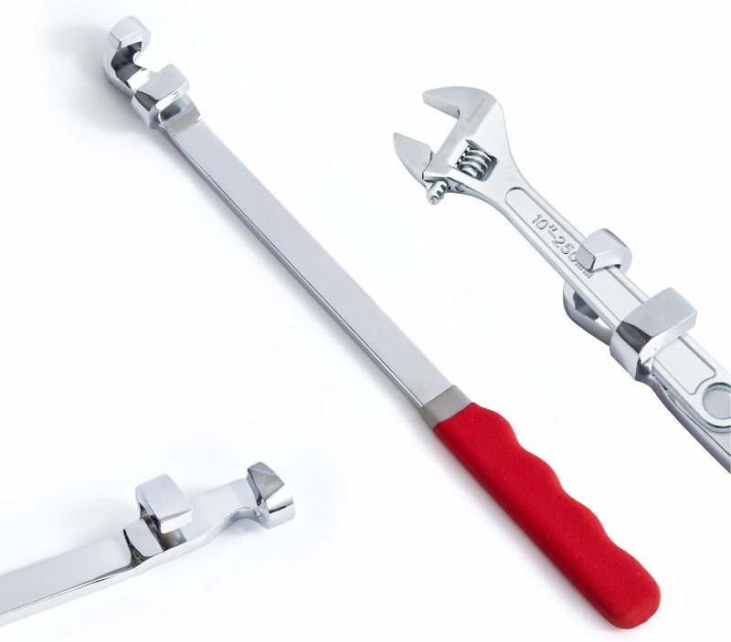Photo 1 of Wrench Extender Tool Bar,Torque Adaptor Wrench Extension,Extra-Long 15 Inch Wrench Extension for Maximum Leverage,Ideal for Mechanics,DIYers,Garage Mechanics, Amplified Torque Handymen(15 Inch)