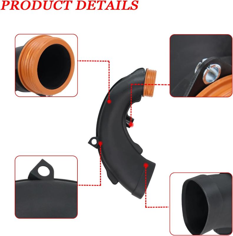 Photo 1 of Engine Air Intake Hose Left & Right Filtered Air Duct for BMW 5 6 7 Series X5 X6 550i 650i xDrive 750i 750Li X5 X6 F07 F12 F13 F02 F04 E70-E72 2008-2018, Replaces 13717577452 13717577451
Visit the YINAVAGAD Store