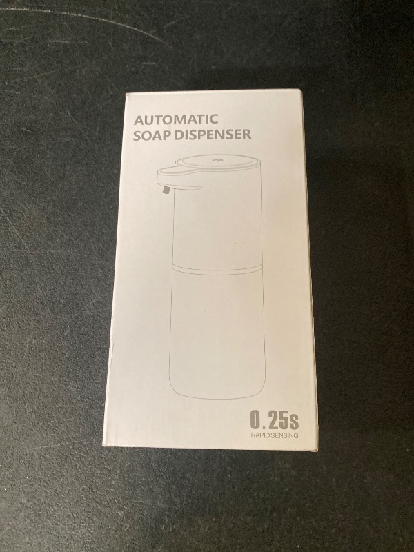 Photo 1 of Automatic Soap Dispenser Touchless - USB Rechargeable Electric Liquid Dish/Hand Soap Dispenser for Bathroom & Kitchen, 380ml, Clog-Free, 4 Gear Adjustable Volume for Thick & Thin Liquid