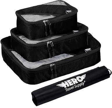 Photo 1 of HERO Packing Cubes (3 Set) for Carry On Luggage with Bonus Laundry Bag