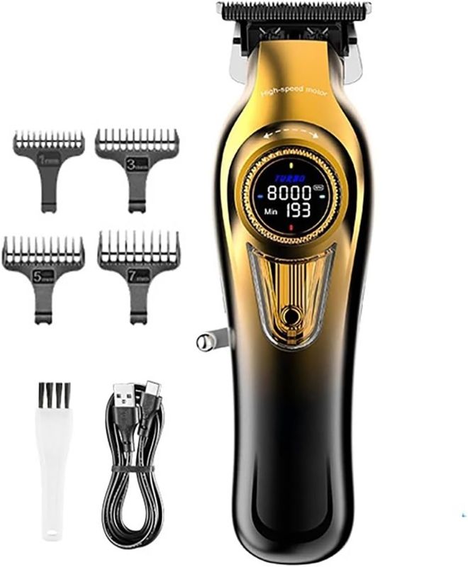 Photo 1 of Hair Clippers Mens Hair Clippers, Barber Electric Hair Trimmer Hair Clipper Professional Hair Cutting Machine for Men Mens Hair Clippers