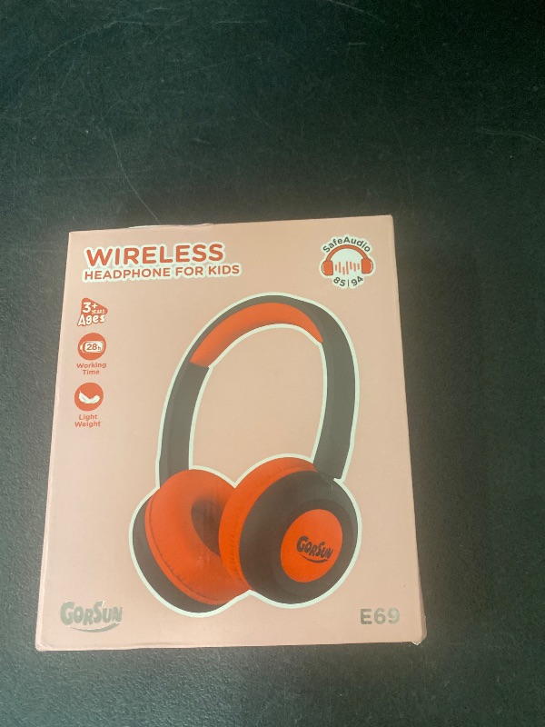 Photo 1 of Kids Bluetooth Headphones,Toddler Headphones with Microphone,85dB Volume Limited,Bluetooth 5.3 Twistable Lightweight Kids Wireless Earphones for Boy Girl Tablet Travel School